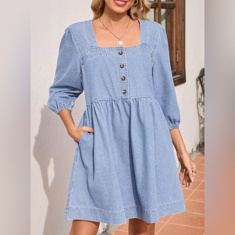 Denim Blue Dress